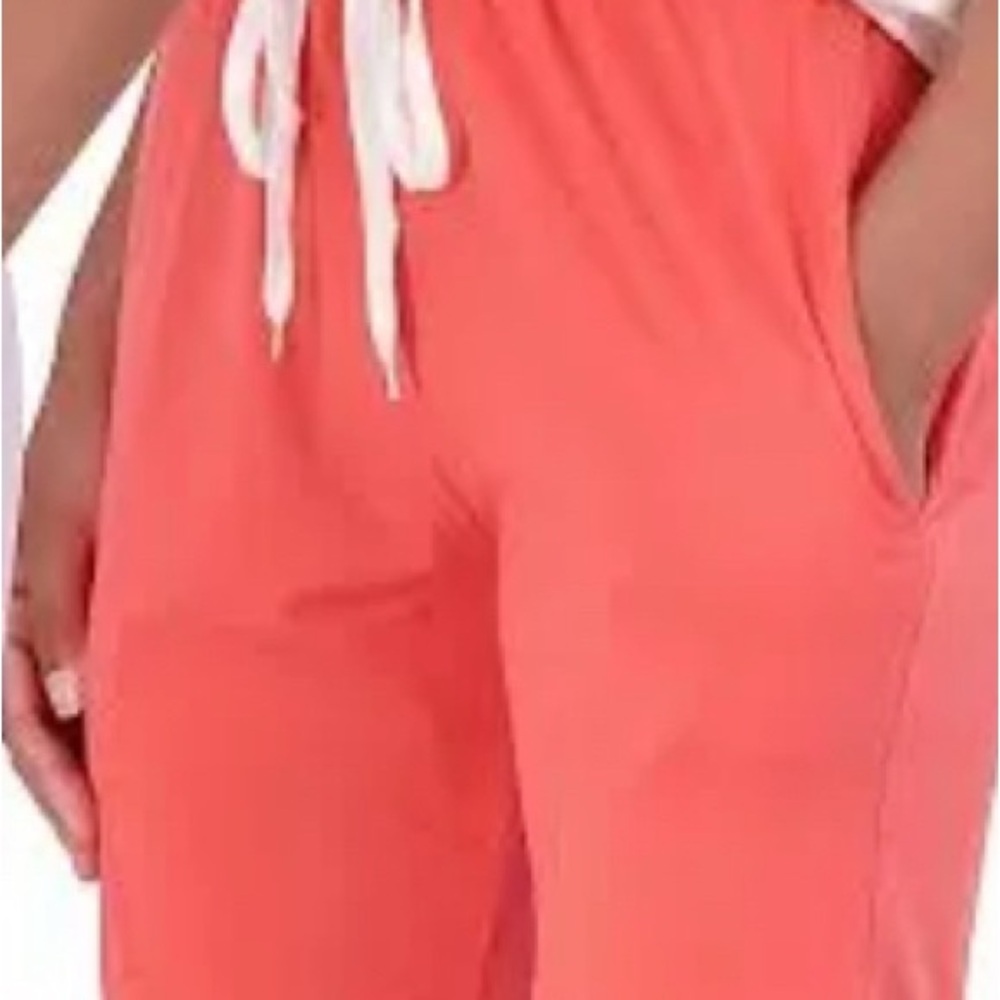 Realessentials coral soft pull-on drawstring pocket shorts